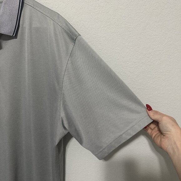 FootJoy Golf Polo Shirt Mens XL Gray Short Sleeve Embroidered FJ - Picture 4 of 7